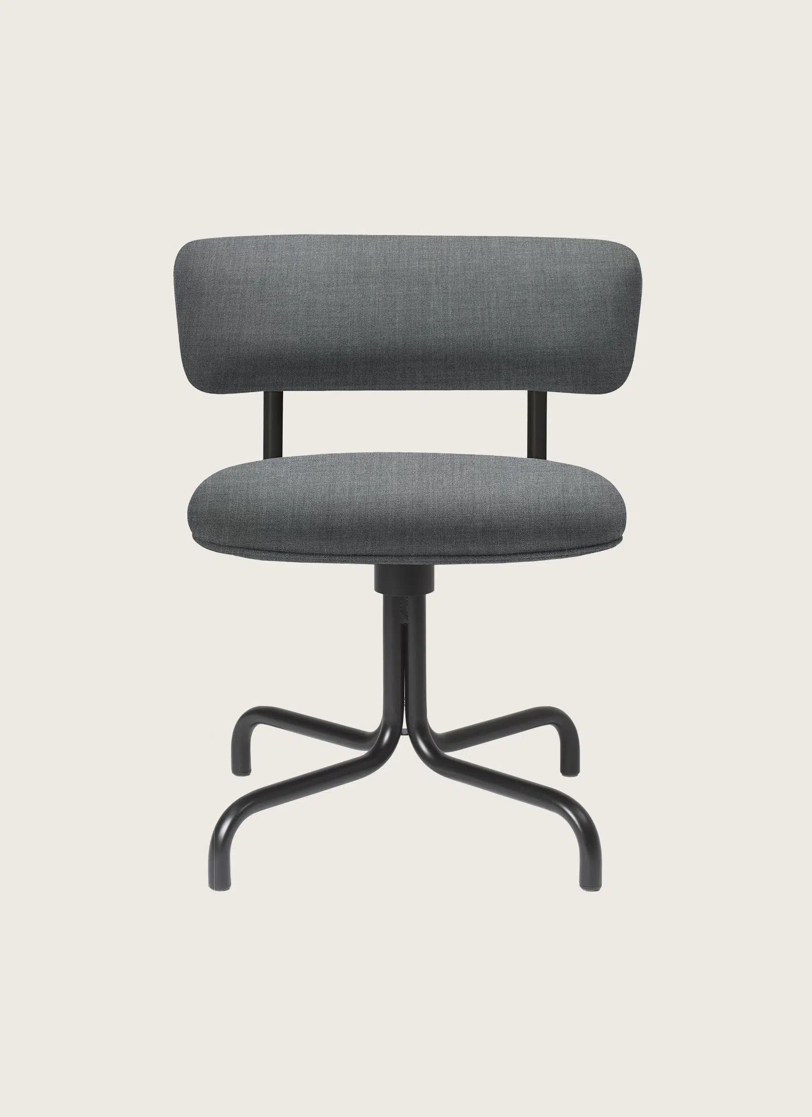 Font Swivel chair matte black